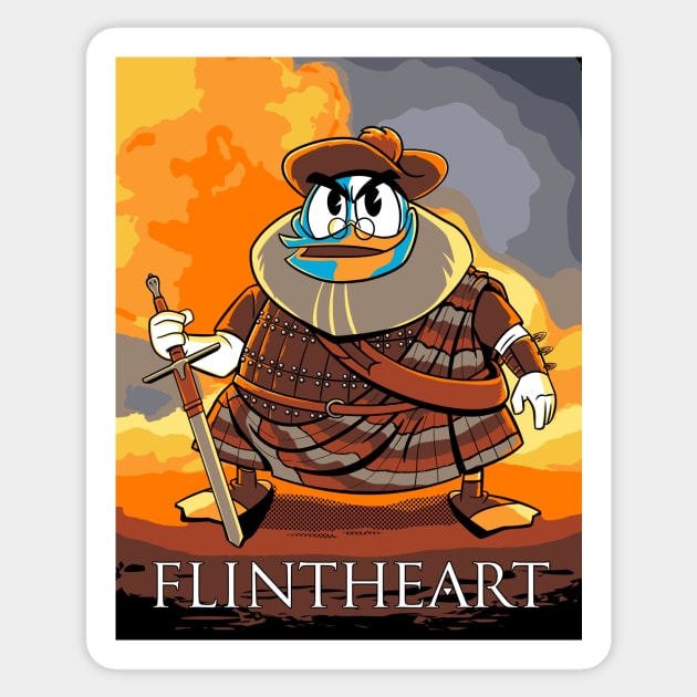 Flintheart Sticker by djkopet